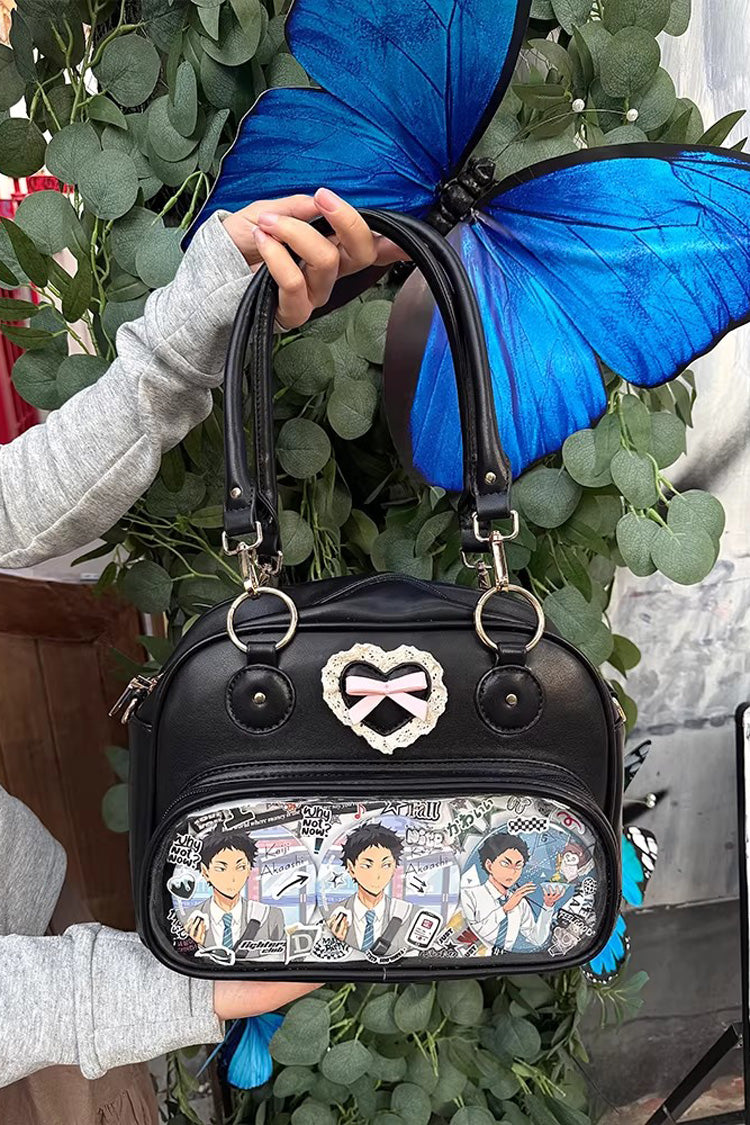 Sweet Anime-style Transparent Bow Japanese Lolita Itabag 5 Colors