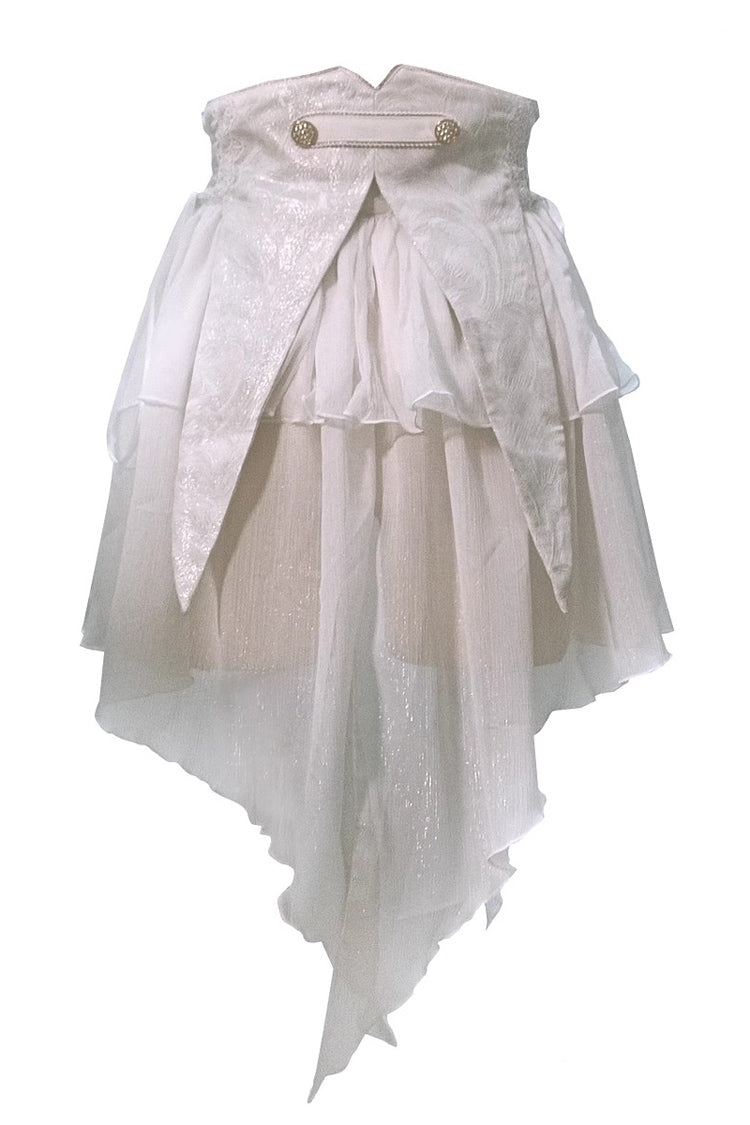 White Immortal Glass Castle Prince Handsome Ouji Lolita Waistband