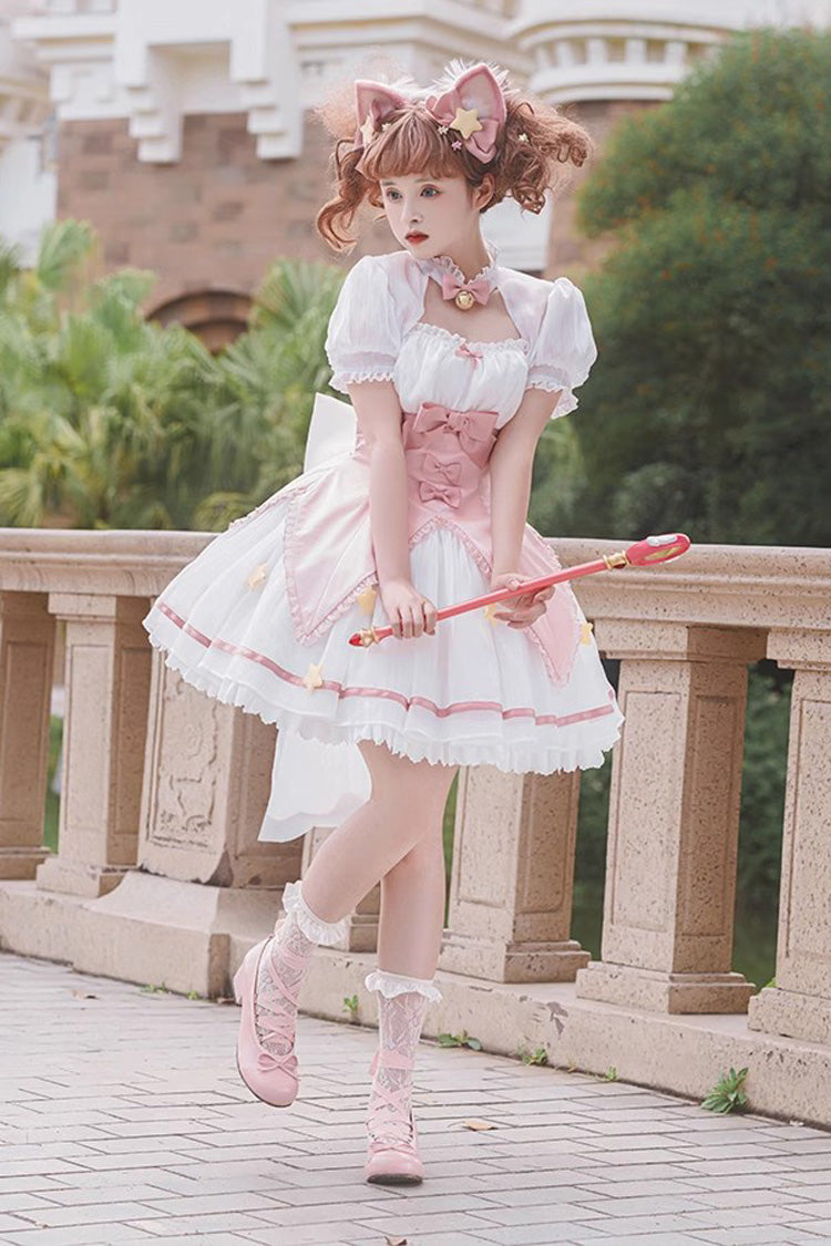 Magic Star Decoration Bowknot Sweet Lolita Jsk Dress 2 Colors