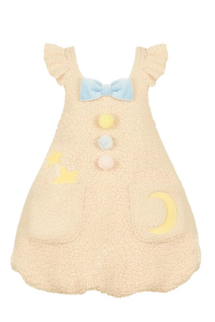 Multi-Color Stars Moon Print Bowknot Sweet Lolita Jsk Dress