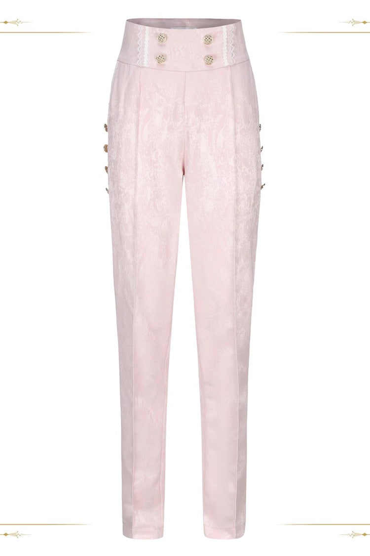 Pink Glass Castle Elegant Handsome Prince Ouji Fashion Lolita Pants