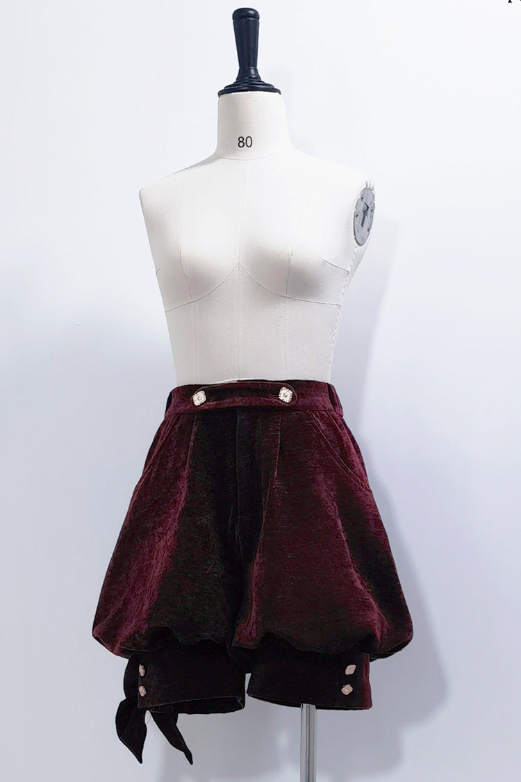 Red Rabbit Hunt Sweet Prince Handsome Ouji Lolita Shorts
