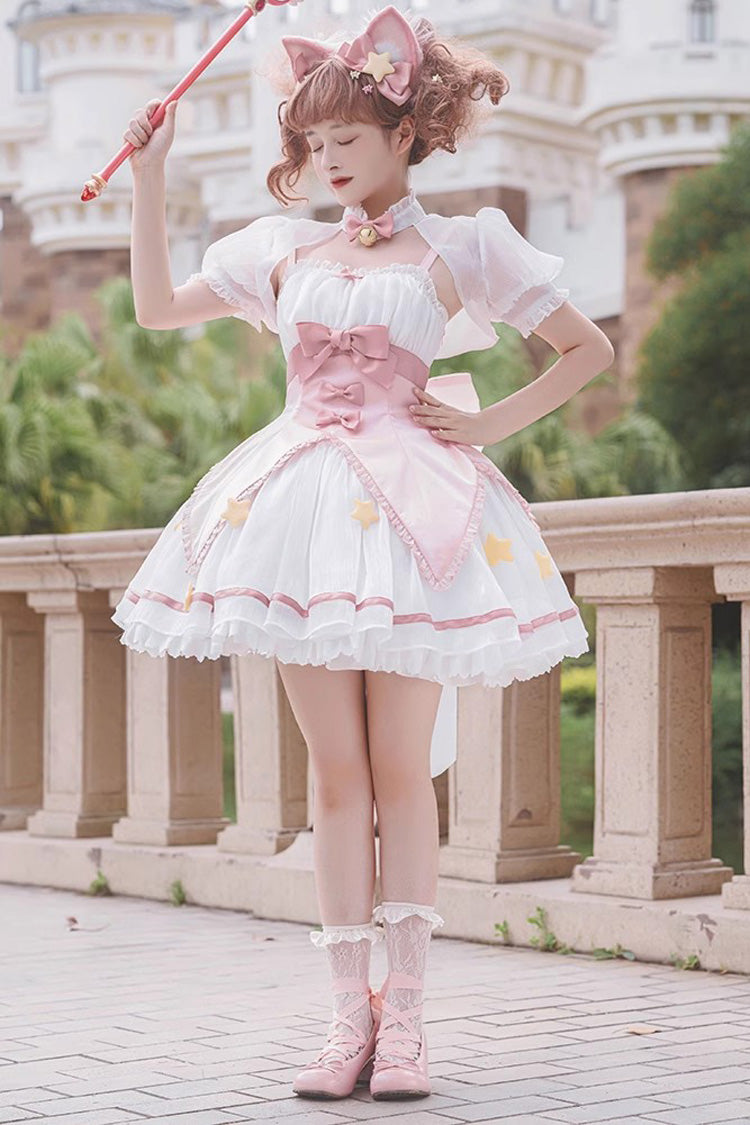 Magic Star Decoration Bowknot Sweet Lolita Jsk Dress 2 Colors