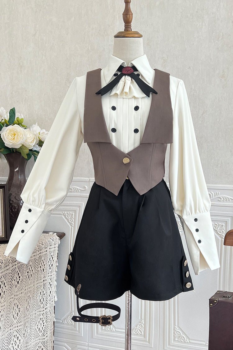 Black Little Detective Ouji Prince Handsome Lolita Shorts