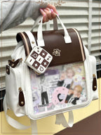 Lolita Bags  Brown Blue Lovely Sweet College Style Lolita Backpack