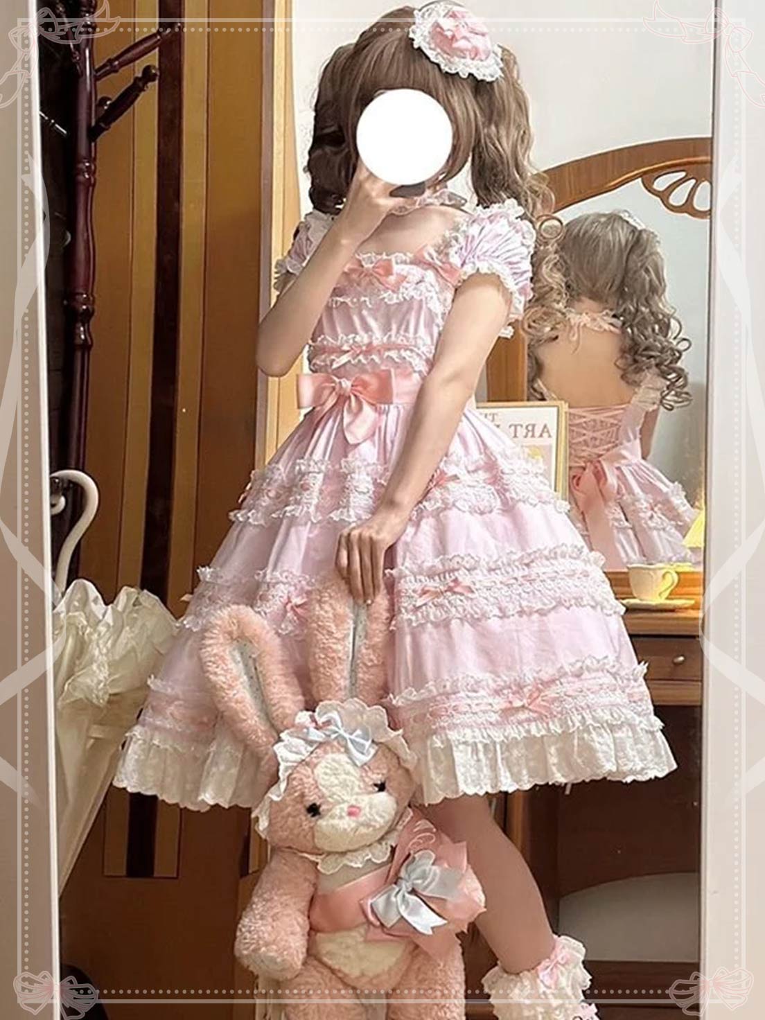 Sweet Light Yellow Spring Summer JSK Lolita Dress Layer Cake Skirt