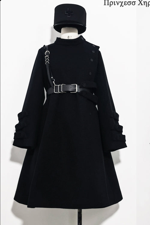 Black Princess Chronicles The northernmost Forest Military Ouji Lolita Coat