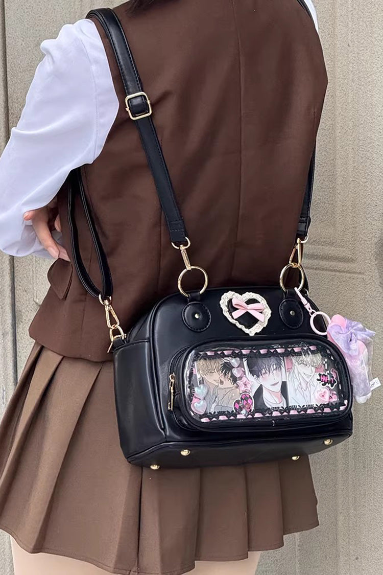 Sweet Anime-style Transparent Bow Japanese Lolita Itabag 5 Colors