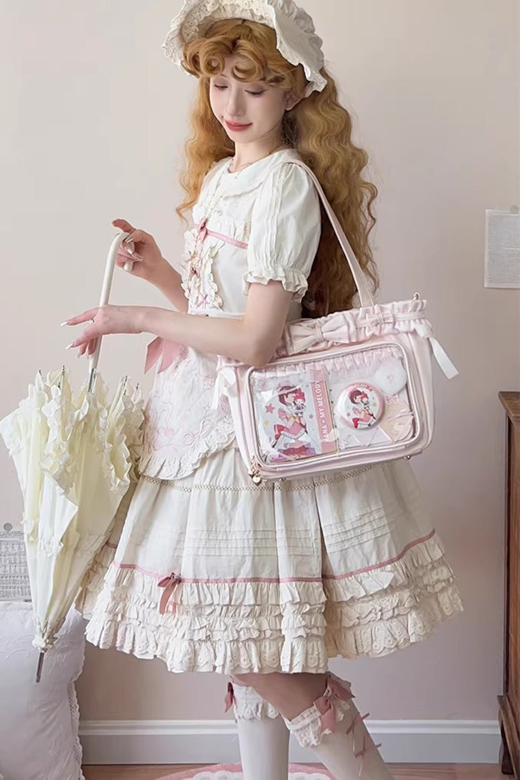 Ballet Holiday Ruffled Bow Sweet Japanese Crossbody Shoulder Lolita Itabag 10 Colors