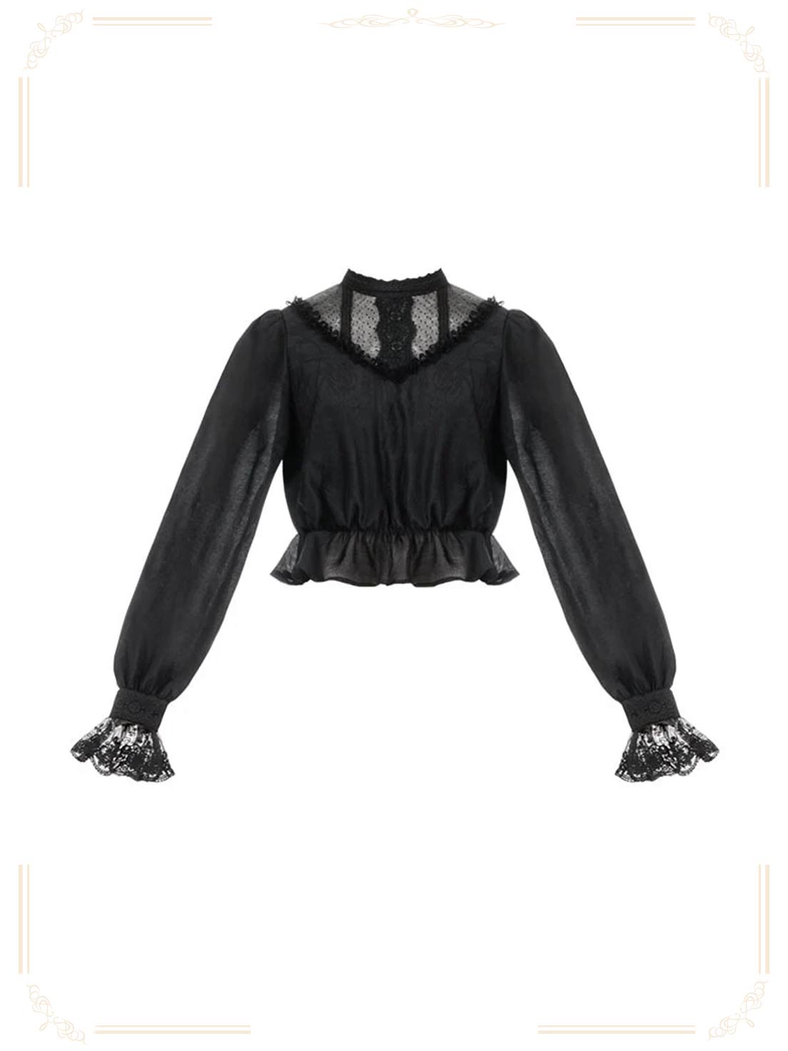 Classic Chinese Style Elegant Three Color Versatile Underwear Shawl for Spring and Autumn Blouse Shirt