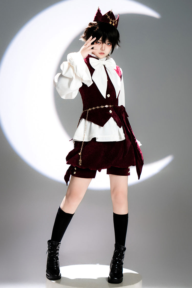 Red Rabbit Hunt Sweet Prince Handsome Ouji Lolita Vest