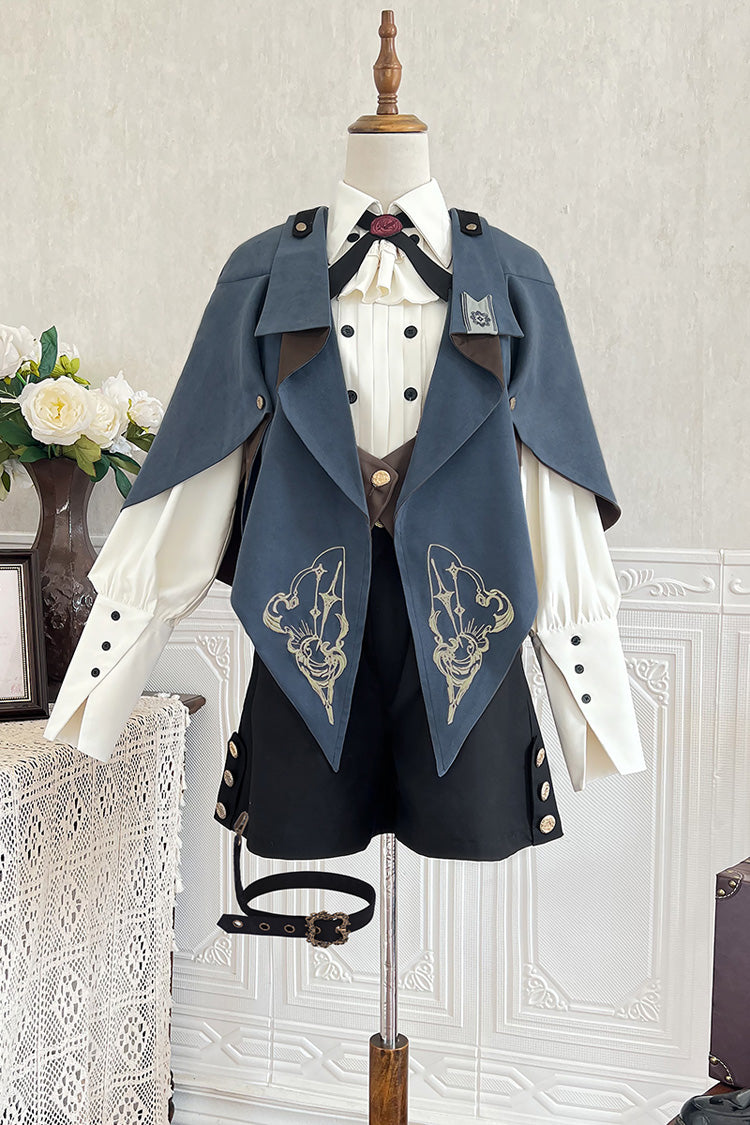 Black Little Detective Ouji Prince Handsome Lolita Shorts