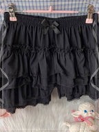 Lolita Petticoats Pink Japanese Warm Pumpkin Leggings Cake Versatile Shorts