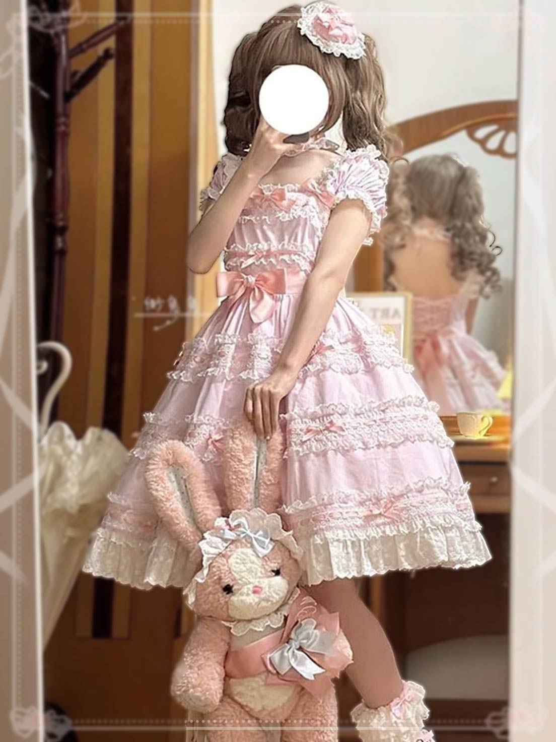 Sweet Light Yellow Spring Summer JSK Lolita Dress Layer Cake Skirt