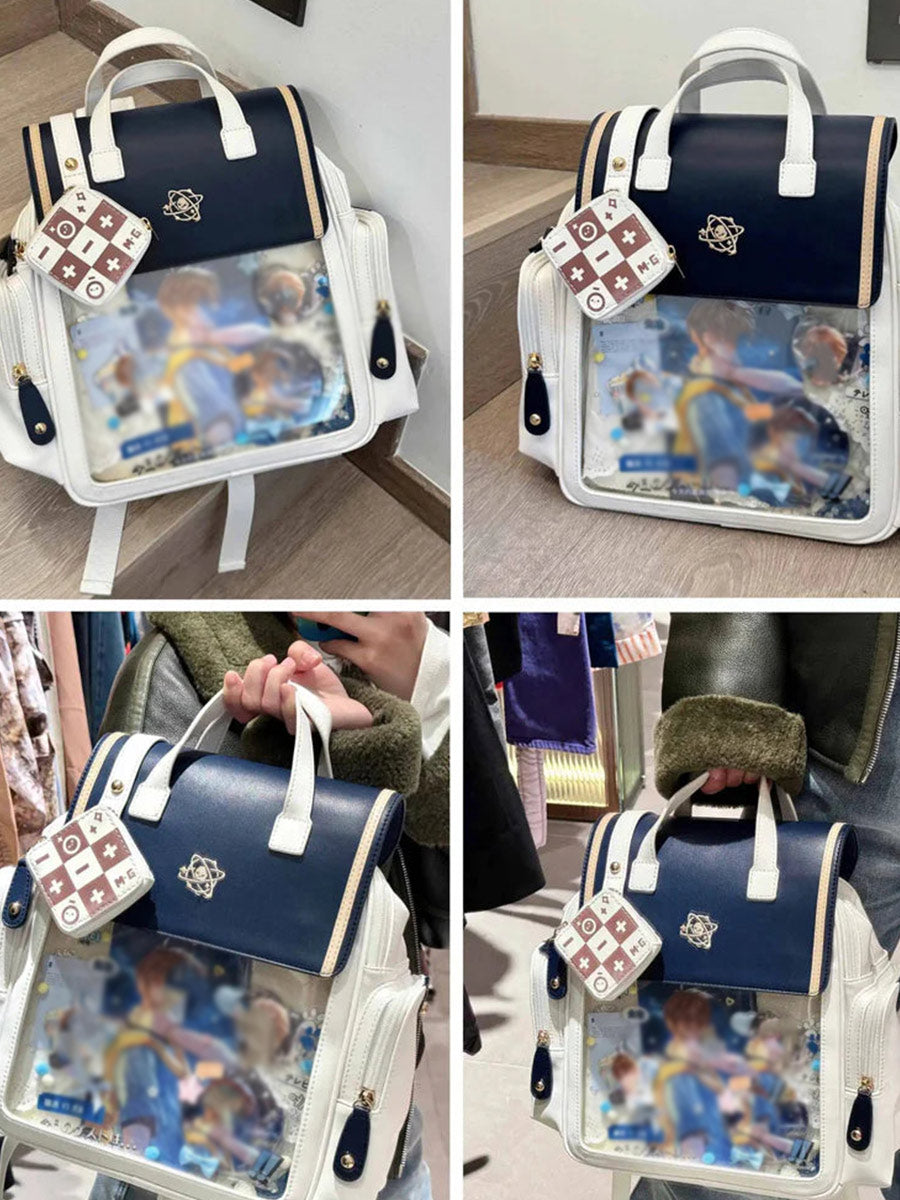 Lolita Bags  Brown Blue Lovely Sweet College Style Lolita Backpack