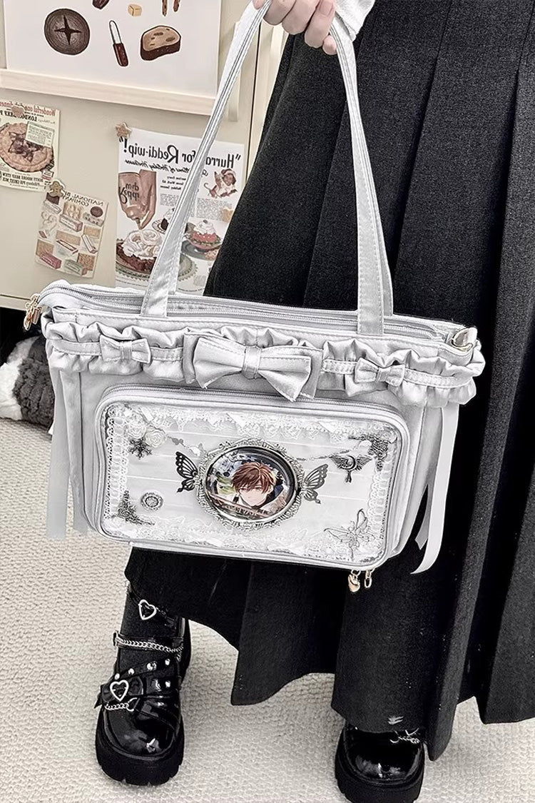 Ballet Holiday Ruffled Bow Sweet Japanese Crossbody Shoulder Lolita Itabag 10 Colors