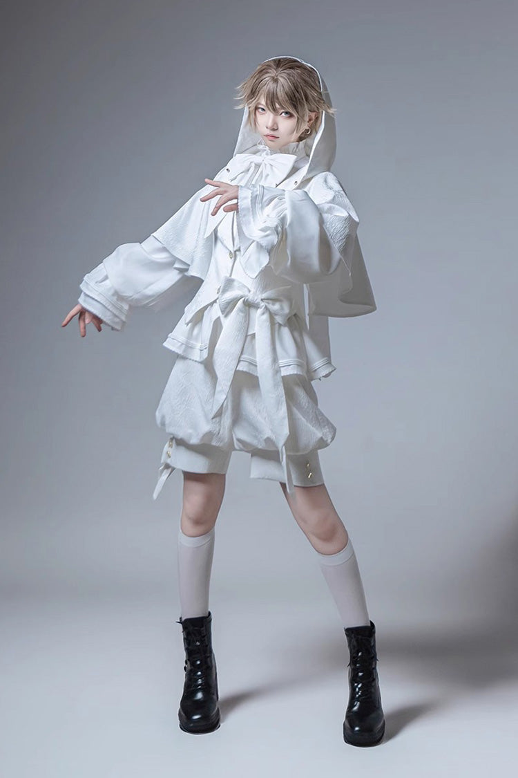 White Rabbit Hunting White Moonlight Edition Vintage Ouji Fashion Lolita Coat