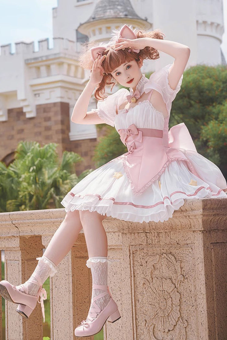 Magic Star Decoration Bowknot Sweet Lolita Jsk Dress 2 Colors