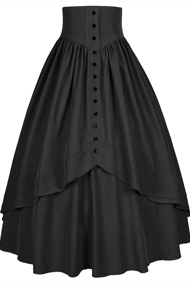 Gothic Elegant Ruffle Lolita Victorian Skirt 8 Colors