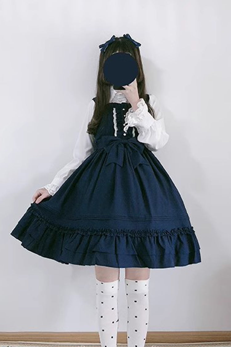 Ice Cream Bowknot Ruffle Chiffon Sweet Lolita Jsk Dress 7 Colors
