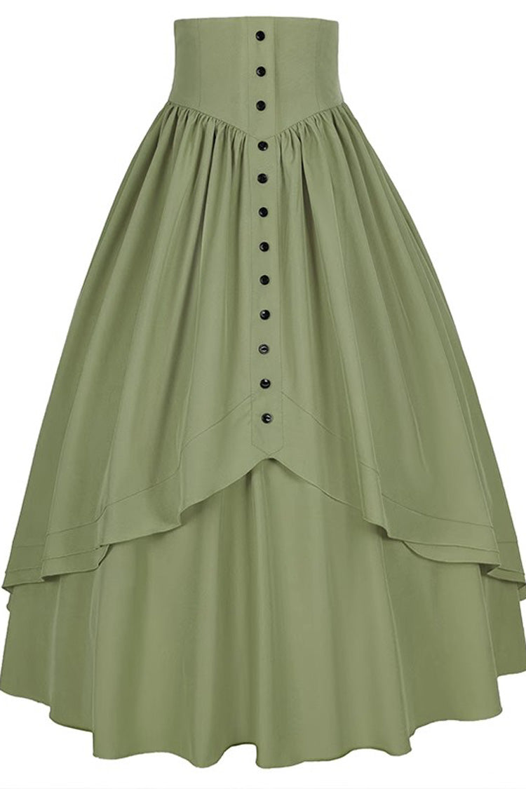 Gothic Elegant Ruffle Lolita Victorian Skirt 8 Colors