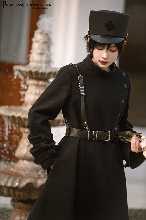 Black Princess Chronicles The northernmost Forest Military Ouji Lolita Coat