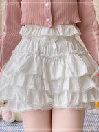 Lolita Petticoats Pink Japanese Warm Pumpkin Leggings Cake Versatile Shorts