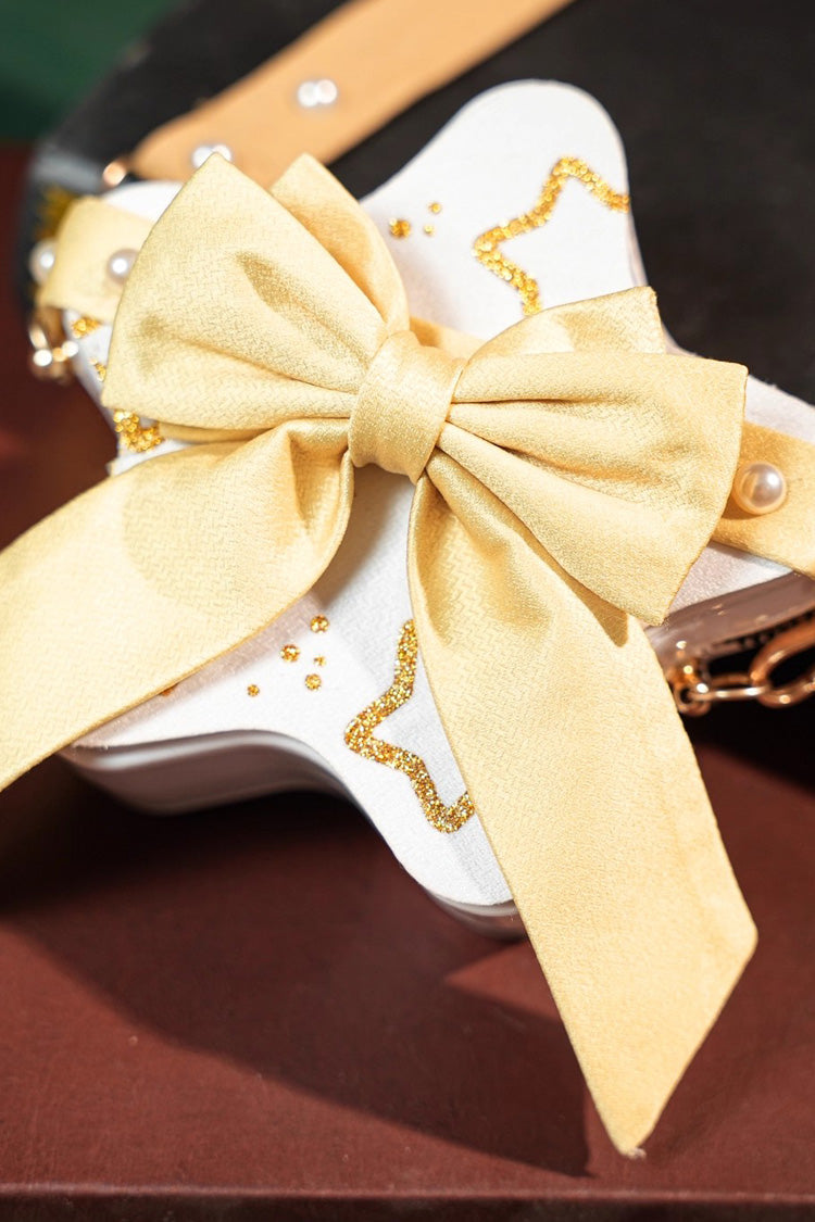 Yellow Identity V Toy Merchant Glimmer Within Reach Triple-Layered Print Ruffle Bowknot Classic Cosplay Lolita Dress Set