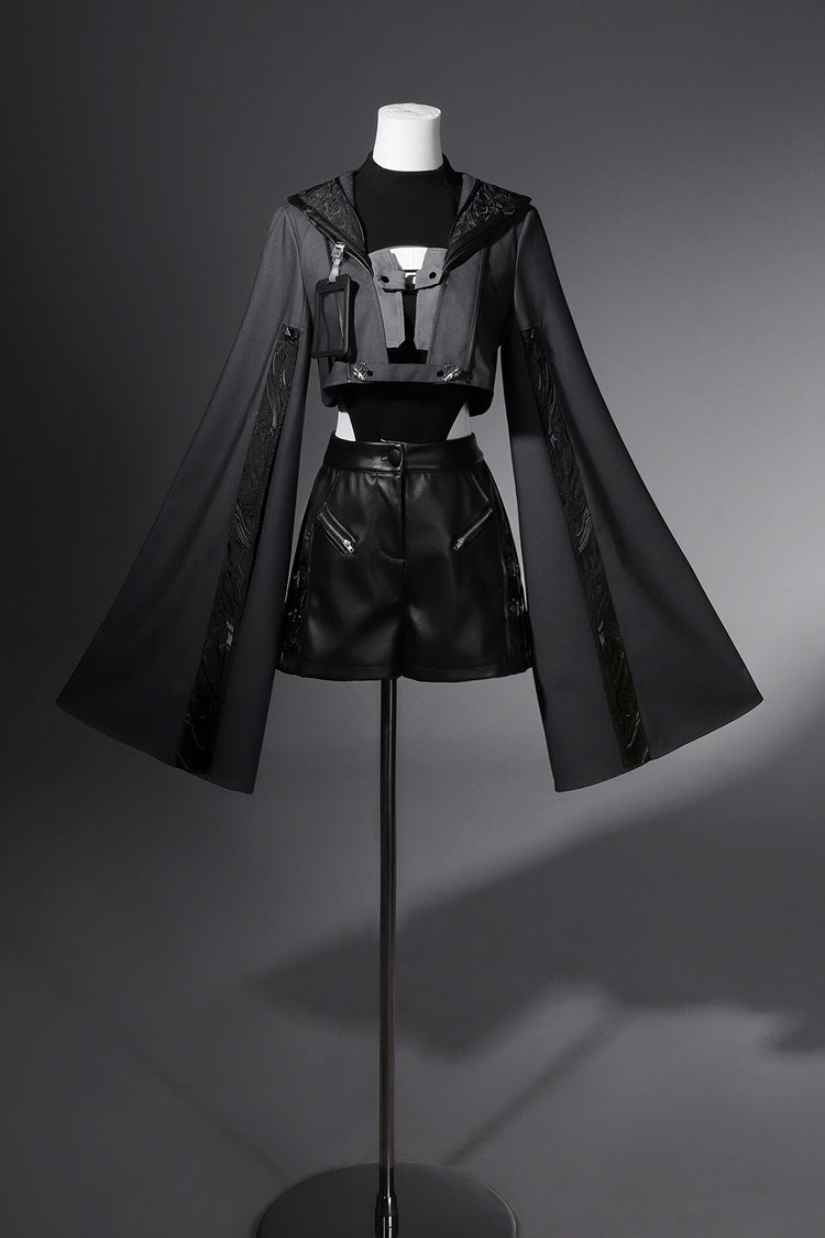 Black Black Sheep Research Society Gothic Prince Handsome Ouji Lolita Shorts Set