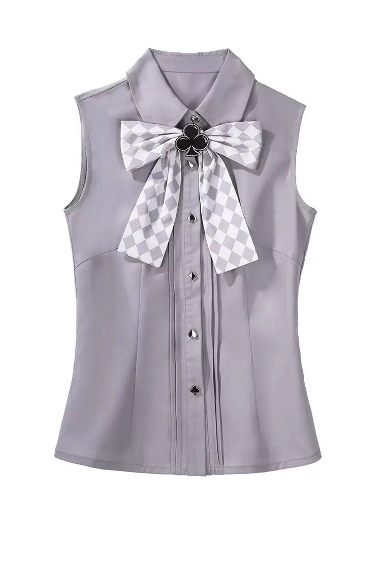 Black/Purple Magic Troupe Printed Ruffled Sweet Classic Lolita Skirt Set