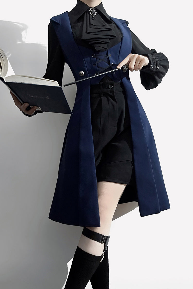 Overture Middle Ages Ouji Fashion Gothic Lolita Long Vest 3 Colors