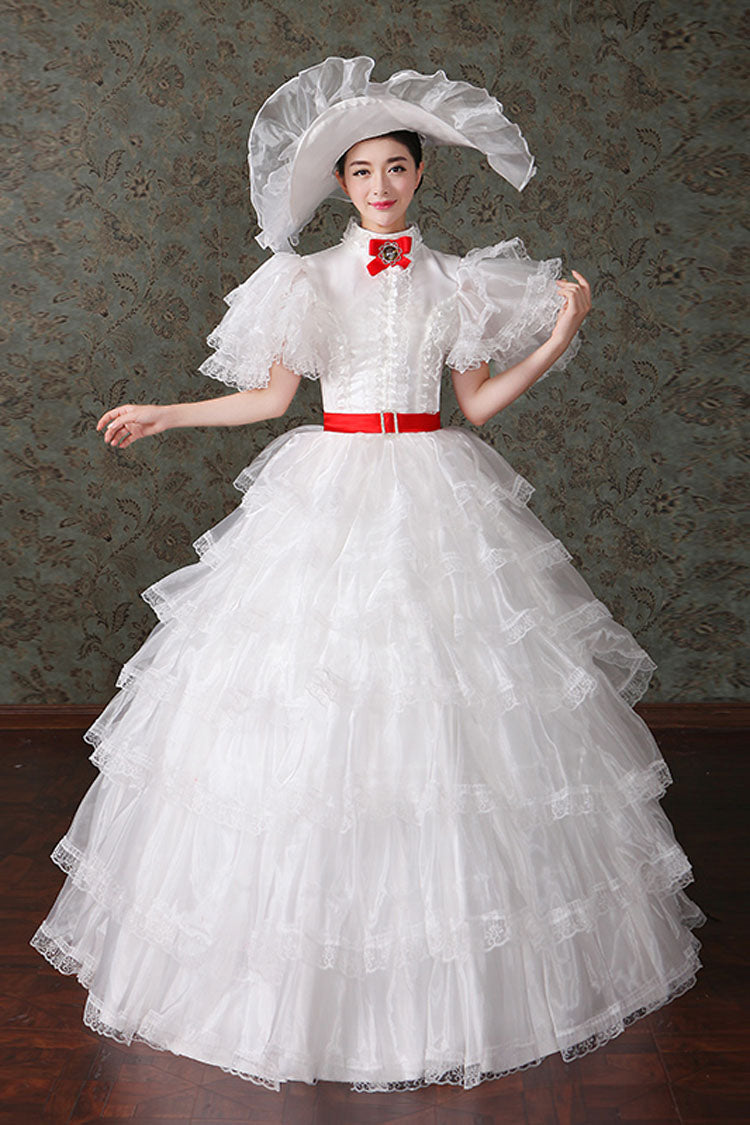 Court Style High Waisted Multi-Layer Victorian Lolita Dress