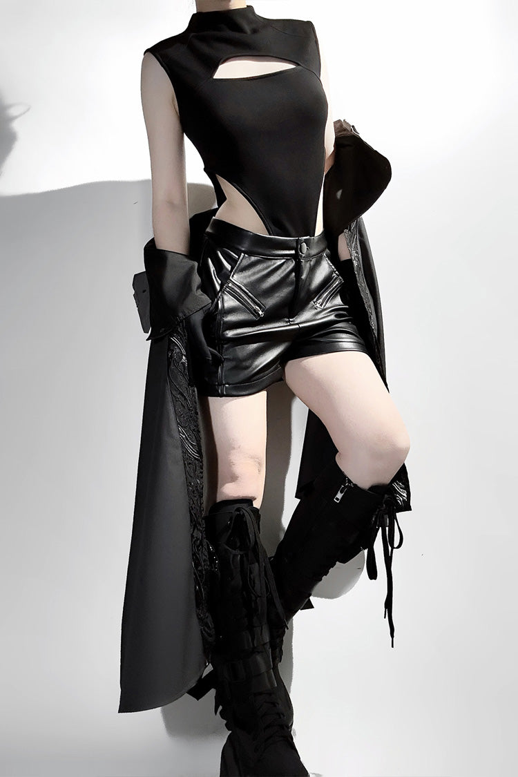 Black Black Sheep Research Society Gothic Prince Handsome Ouji Lolita Shorts Set