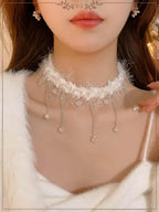 Lolita Necklace Winter Plus Choker Collar Lolita Accessories