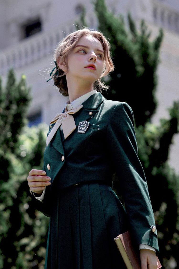 Green Artemis Sweet College Style Elegant Lolita Jumper Dress