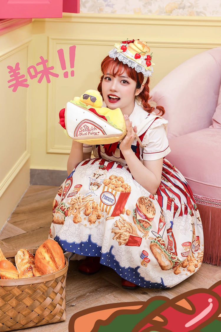 Yellow Sandwich Plush Yellow Duck Sweet Lolita Shoulder Bag
