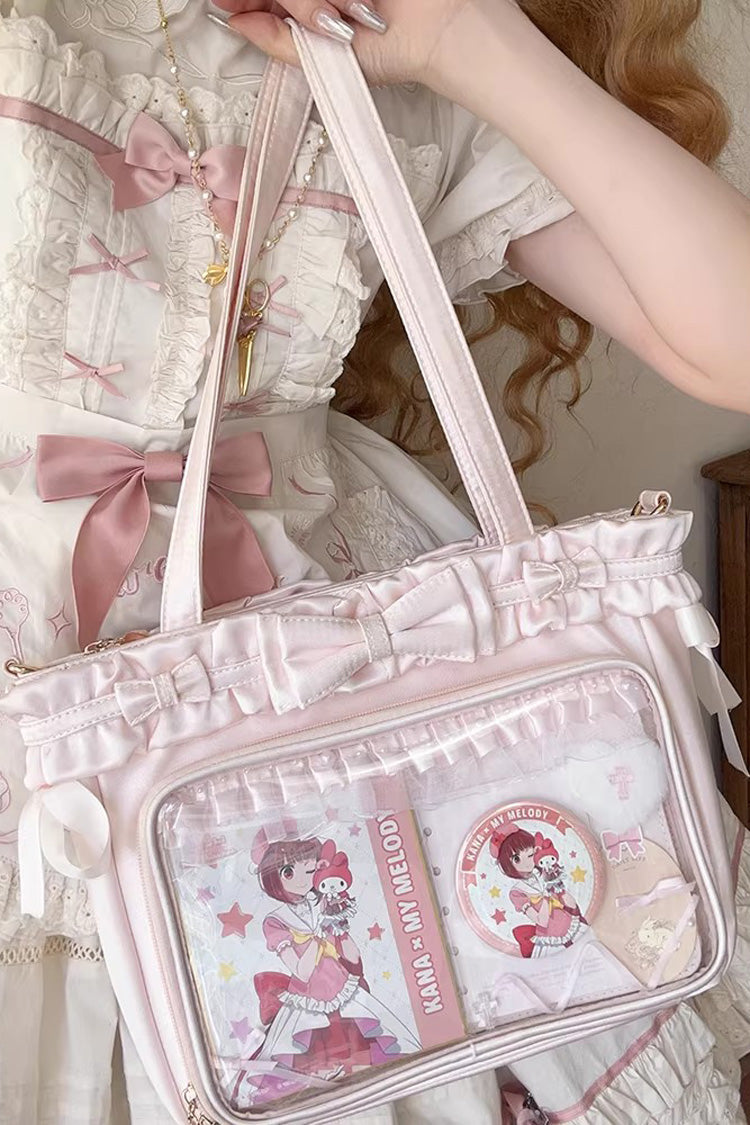 Ballet Holiday Ruffled Bow Sweet Japanese Crossbody Shoulder Lolita Itabag 10 Colors