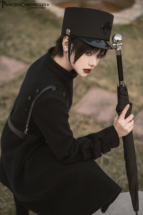 Black Princess Chronicles The northernmost Forest Military Ouji Lolita Coat