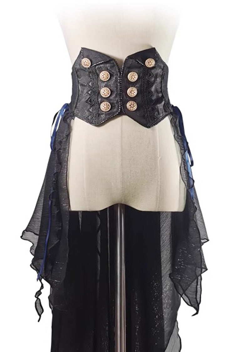 Black The Eternal Dark Night Ouji Fashion Elegant Prince Lolita Waistband