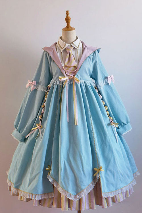 Magic Academy Witch Alchemy Long Sleeves Gothic Lolita OP Dress 4 Colors
