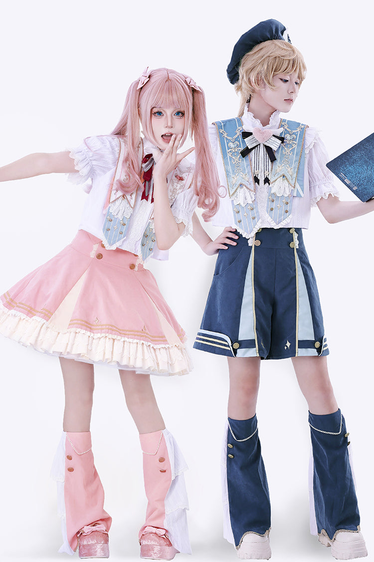 Blue Messenger of Heaven Ouji Prince Handsome Lolita Shorts