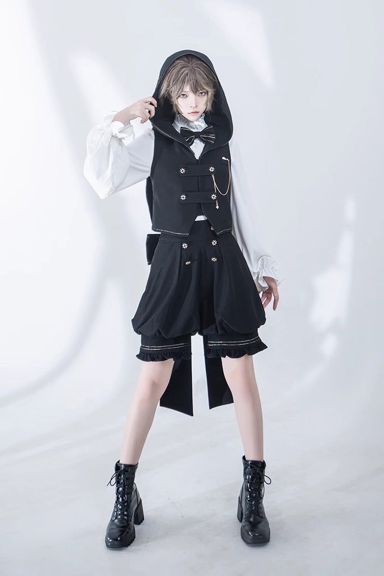 White Anxious Rabbit Long Sleeves Ouji Fashion Gothic Lolita Blouse