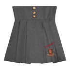 Academic Department Joint Striped Shirt Skirt Fishbone Skirt Two-piece Set Waist Set Uniform