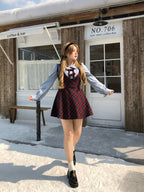 Classic Lolita Red Autumn and Winter Plus Size Long-sleeved 3XL Lolita Dress