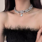 Baroque White Floral Pearl Choker Lolita Elegant Necklace Wedding