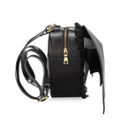 Black Bat Wing Backpacks PU Gothic Zipper Backpack