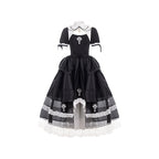 Black Elegant High Gothic Lolita Dress Fishtail SK