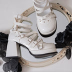 Lolita Shoes Black Punk Goth High Heels Marie Jean Sweet Cool Style