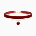 Black Velvet Collar Women's Neckband Clavicle Chain Necklace Lolita Neck Accessories Neck Ring