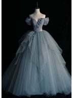 Hime Lolita Blue Evening Light Luxury High-end French Casual Light Lolita